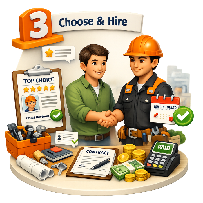 Choose and hire